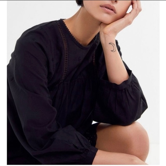 Urban Outfitters Beatrice Eyelet Babydoll Romper - Picture 4 of 15